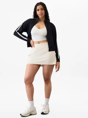 New Athleta 16 Brooklyn Mid Rise 13 1/2 Skort Bone White Size 16 Regular thumbnail 4