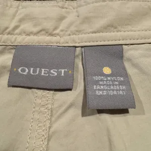 Quest Pants Convertible Cargo Y2K Utility Minimalist 90s Outdoor Hiking Tan 10 thumbnail 2