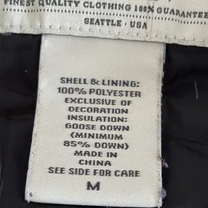 Eddie Bauer Women’s Premium Goose‎ Down Jacket Full Zip Black Size M thumbnail 10