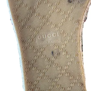 Gucci Tian GG Supreme Espadrille Flats Floral‎ Bird Print 37 thumbnail 10