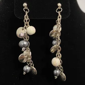 Lot of 4 Dangle Earrings Silver thumbnail 8