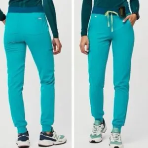 Figs Yola‎ skinny leg scrub pants in teal Size XXL/T thumbnail 5