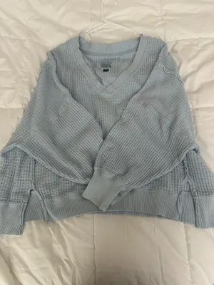 American Eagle Blue Sweater Knit thumbnail 2