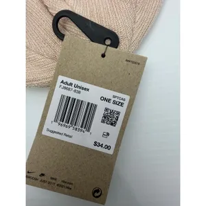 Nike Sportswear Cuffed Beanie Adult Unisex Shimmer Blush Pink Metallic Logo NWT thumbnail 5