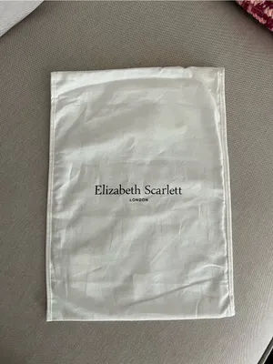 Elizabeth Scarlett Swallows Bird Rich Blue Velvet Embroidered Everyday Pouch New thumbnail 4