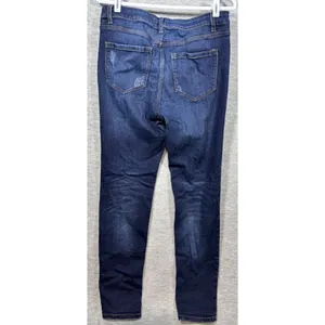 KanCan Womens High-Waisted Skinny Jeans Button Fly Size‎ 11/29 Dark Wash thumbnail 4