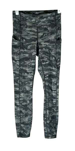 Lululemon Speed‎ Up Mid Rise Legging Size 4 Camouflage Evergreen Camo Green thumbnail 1