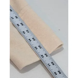 Lands End 16P Beige Wool Blend Car Coat Hidden Button Stand Collar Minimalist thumbnail 15
