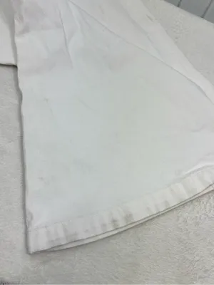 7 For All Mankind White High-Rise Button-Fly Jeans thumbnail 14