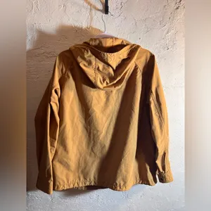 Uniqlo Tan Utility Jacket w hood, zip snaps pockets outdoor rugged lightweight thumbnail 11