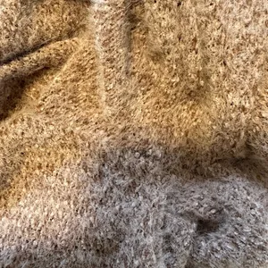 Hollister Tan V-Neck Sweater with Ribbed Texture thumbnail 4