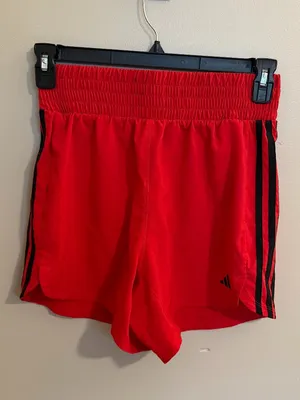Adidas Pacer Training 3-Stripes Woven High-Rise Shorts thumbnail 2