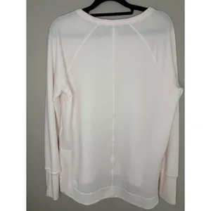 Athleta Blush Pink Pullover Sweatshirt Small Soft Lounge Athleisure thumbnail 2