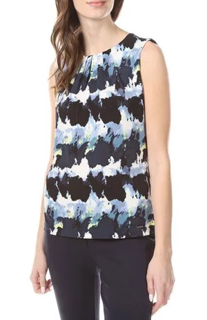 NWT Calvin Klein Watercolor Pleat Knit Cami | Size: Medium thumbnail 1