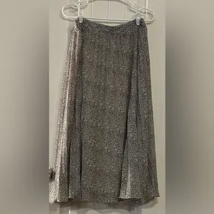 Hayden Los Angeles Women Chiffon Cheetah Skirt Fully Lined Sz L thumbnail 3