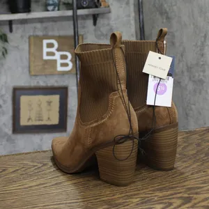 NWT Universal Thread Womens Kinley Ankle Boots 88225770 Cognac Brown 6.5M thumbnail 5