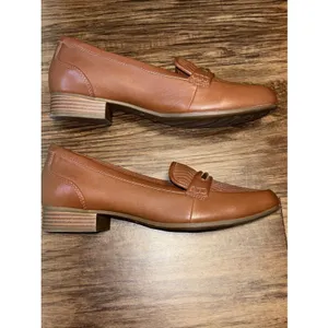 Woman's Loafers Clarks Cinnamon Brown Juliet Aster Loafer Size 9 thumbnail 12
