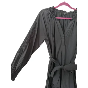 RAILS Saylor Eyelet Belted Mini Dress Black Medium thumbnail 4