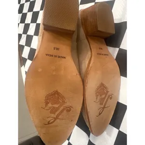 Free People Tan Suede Studded Charm Ankle double V Boots Western Pointed 38.5 thumbnail 7