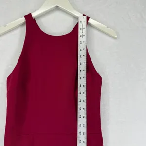 BHLDN Klara Dress‎ Wine Merlot Maxi Criss Cross Back Anthropologie Size 4 READ thumbnail 4