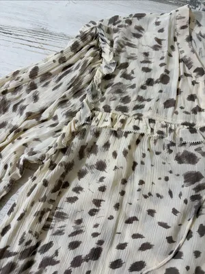 Rails Lydia Puma Animal Print Blouse Size XL thumbnail 4
