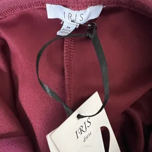 NWT Iris Mini Dress Womens M Maroon Faux Suede Bodycon Sleeveless Cocktail thumbnail 5
