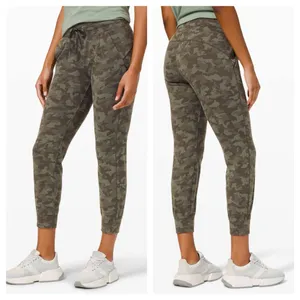 Lululemon Ready to Rulu Jogger 29" Heritage Camo Dark Olive Green‎ Twill sz 4 thumbnail 2