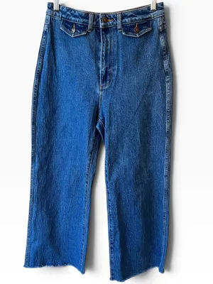 Rolla's Sailor High-Rise Crop Wide-Leg Jeans thumbnail 15