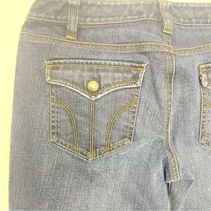 Loft Slim Boot Dark Wash Jeans Size 6 thumbnail 6