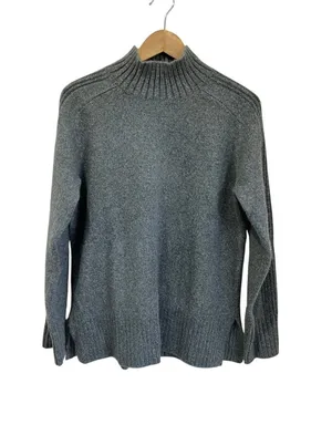 LOFT Mock Neck‎ Ribbed Knit Sweater Minimalist Classic NWT Size Small thumbnail 1