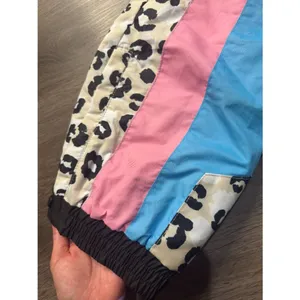 Tipsy Elves Ski Snow Suit Women's Size XS Snow Leopard Pink Blue Faux Fur Read thumbnail 10