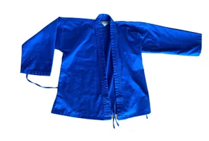 Amazing 2-piece Electric Blue Martial Arts Gear Uniform Set 🔥 thumbnail 2