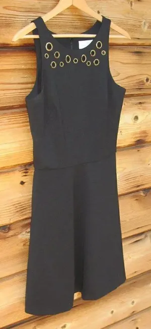 Amanda Uprichard Black Ponte Knit Dress thumbnail 1