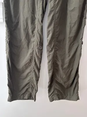 The North Face Womens Green Roll Up Hiking Cargo Pants Size 8 Nylon‎ Gorpcore thumbnail 3