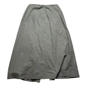 ✨ Abercrombie &‎ Fitch Olive Green Poplin Wrap Midi Skirt M A-Line High Waist ✨ thumbnail 2