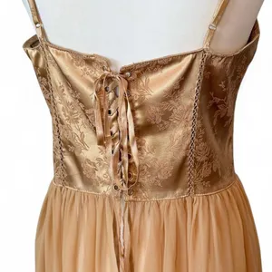 Vintage Victoria’s Secret Gold Maxi Slip thumbnail 3