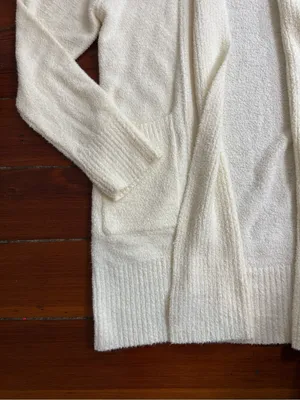 Faceplant Dreams Bamboo Cozy Plush Open Front Midi Cardigan Robe Sz L/XL 💛🍄 thumbnail 8