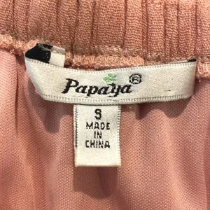Papaya Watermelon Peach Top Boho Ruffle‎ Off Shoulder Lace Trim Womens S thumbnail 4