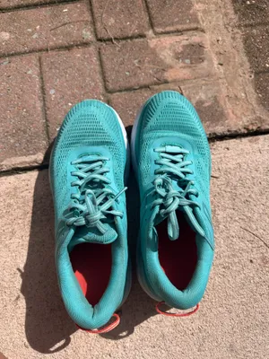 Hoka Bondi 7 turquoise and white Women’s 9 thumbnail 8