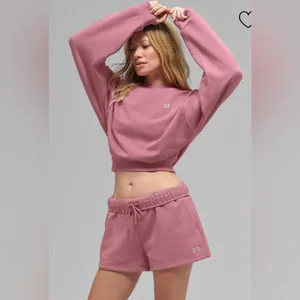 ALO Yoga NWT Accolade Short in Pink Wild Rose Size L thumbnail 4