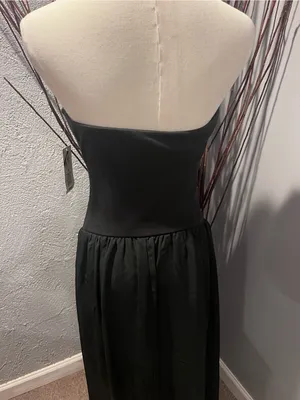 🌺Nwt A New Day Black Strapless Maxi Dress Size Medium🌺 thumbnail 4