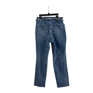 Hollister Jeans Curvy High Rise Mom Paperbag Boho Tie Waistband Size Women's 1 thumbnail 4