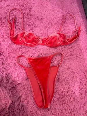 Kendall + Kylie Velvet Bikini Set thumbnail 1