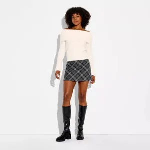 Wild Fable White Off Shoulder Sweater XS thumbnail 2