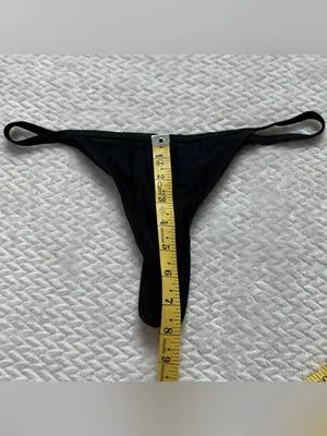 Boutine LA Bikini Bottom Swimsuit M String Black Beach Resort Minimalist Size M thumbnail 4