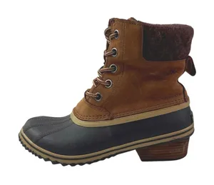 Sorel Slimpack II Women's Brown Suede Waterproof Lace Up Insulated Duck Boots 8 thumbnail 1