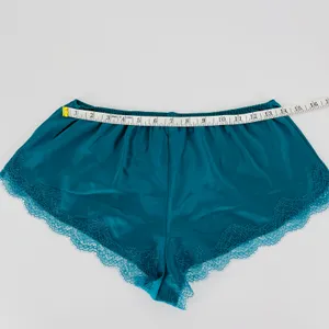 Victoria's Secret Women's Green Satin Sleep Shorts/Boxers with Lace - Size S NWT thumbnail 10