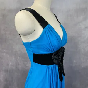 Y2K‎ Going Out Dress Womens Medium Empire Waist Flowy Party HOCO Cocktail thumbnail 5