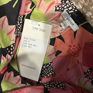 NWT TYLER BOE Britt A-line Dress In Pink thumbnail 6