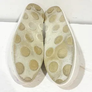 Mel dreamed by Melissa White Rubber White Glossy Shoes‎ w/ Rainbow Tabs Size 7 thumbnail 6